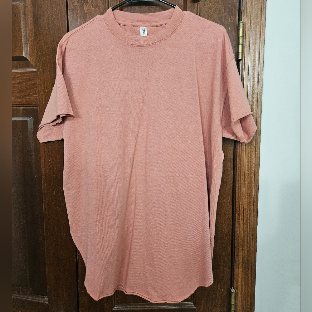 Pebby Forevee Basics Side Slit Tee Size Large
